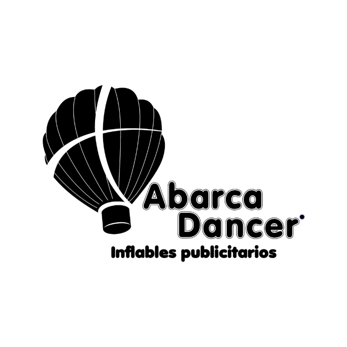 Logo de Abarca Dancer, marca de inflables publicitarios de Grupo Abarca