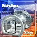 Bubble House inflable transparente de 4.60x3.00x2.30 metros fabricado en Ecuador por Saltasina