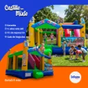 CASTILLO INFLABLE MIXTO 6X4X3.5 MTS