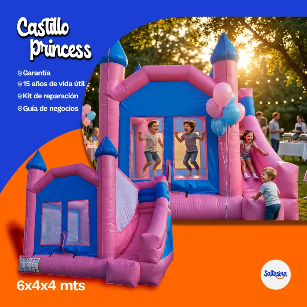 CASTILLO DE PRINCESAS 4X4X4 MTS