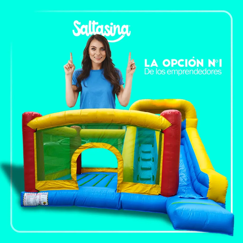 CASTILLO INFLABLE BABY CON RESBALADERA 4X4X2.9 M