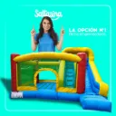 CASTILLO INFLABLE BABY CON RESBALADERA 4X4X2.9 M