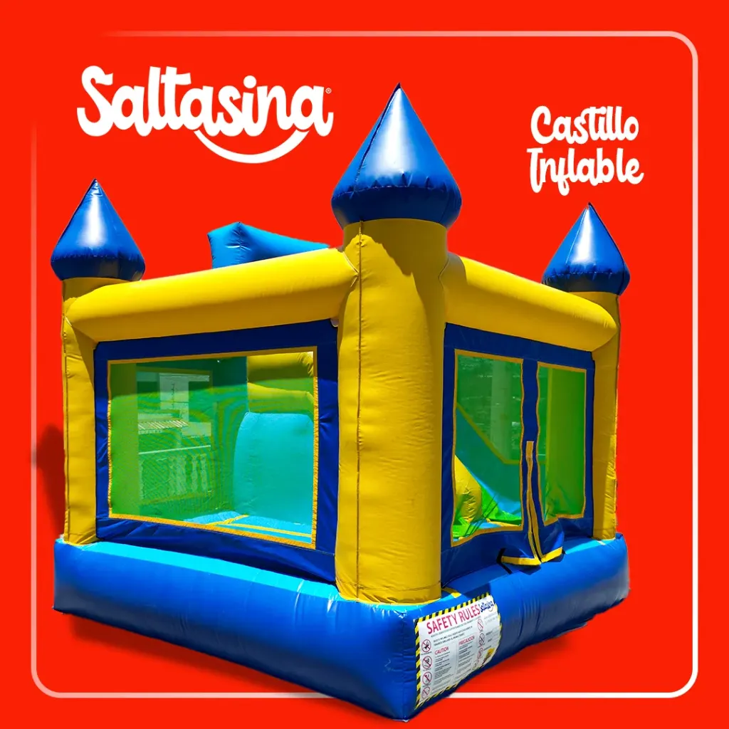 [CAST-RBD-333] CASTILLO INFLABLE CON RESBALADERA 3X3X3 M