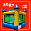 CASTILLO INFLABLE CON RESBALADERA 3X3X3 M
