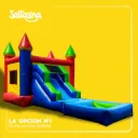 CASTILLO CON PISCINA 7X4X4 MTS